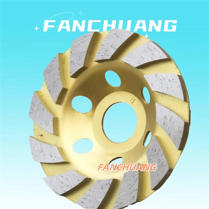 100-180mm Diamond Grinding Cup Wheel For Stone And Concrete