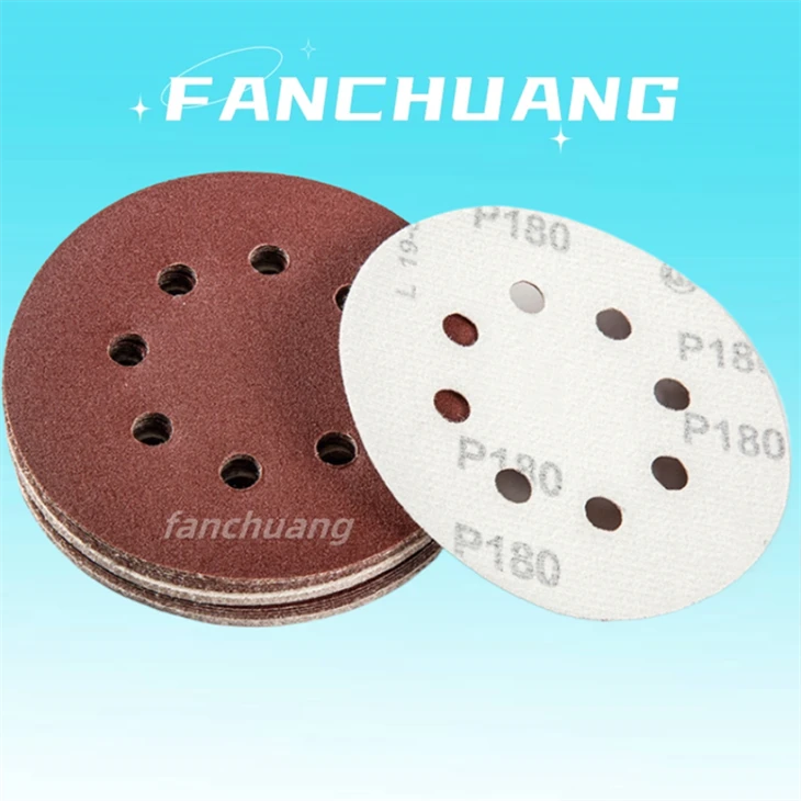 5'' 125mm Self Adhesive Sanding Discs,8Hholes