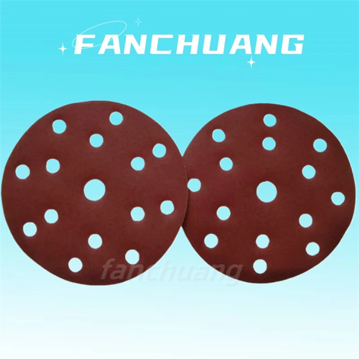 Alumina Flocking Sandpaper Sheet With Hole