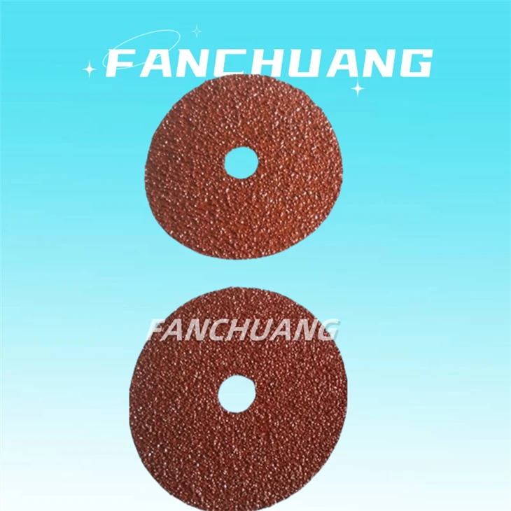 4 Inch Sanding Discs Aluminum Oxide Resin Fiber Grinding Disc With Center Hole