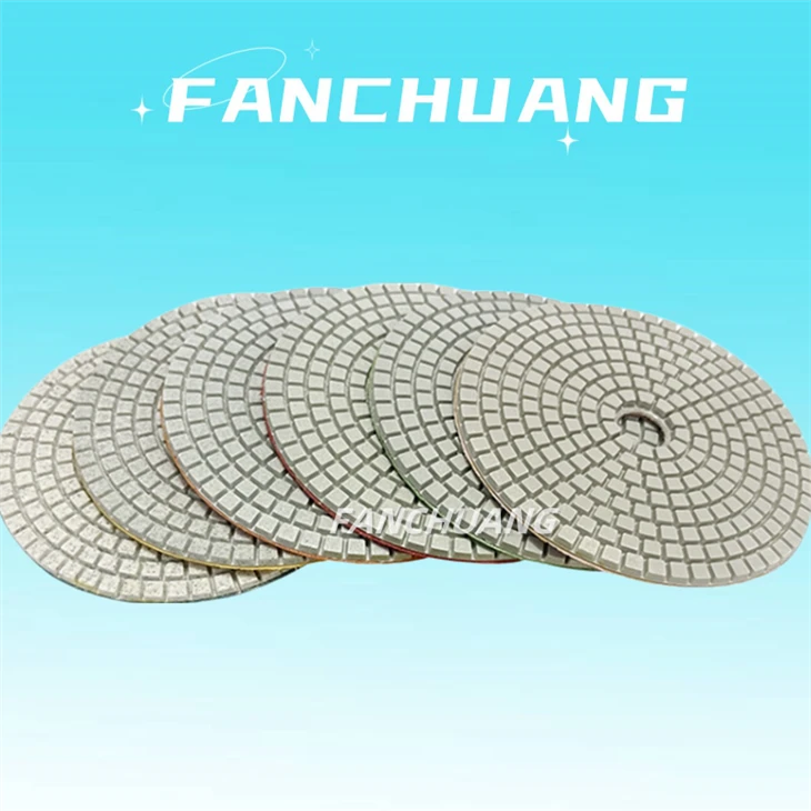 Resin Bond Stone Polishing Tools 3 Step Polishing Pads Marble Granite Quartz