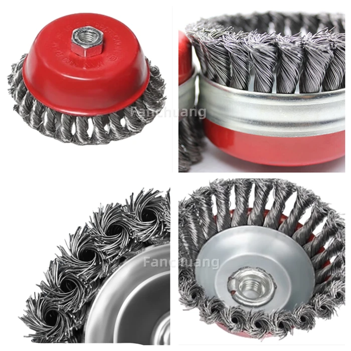 Wire Cup Brush Twist Knot