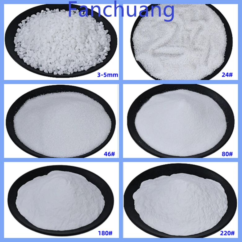 white aluminium oxide grits