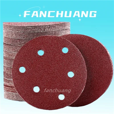 Cakram Pengamplasan 125mm 40 60 80 120 240 Amplas Bantalan Orbital Sander Grit
