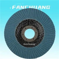 4-1/2 Inci 115mm Roda Flap Abrasive Biru Zirkonia Alumina Flap Disc