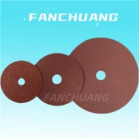 Cakram pengamplasan serat dan penggilingan serat Alumina Resin