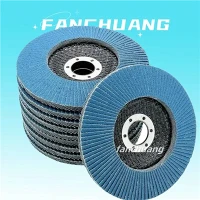 40-320 Cakram Gerinda Flap Pengamplasan Abrasive Grit Zirkonia