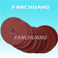 Disk serat alumina oksida untuk pemolesan stainless baja logam