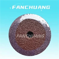 Cakram pengamplasan serat resin aluminium oksida