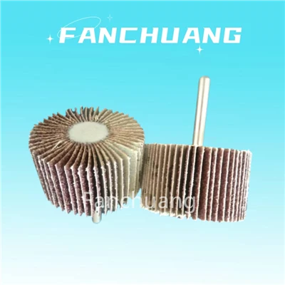Roda Flap Abrasif Dengan Spindel 6mm