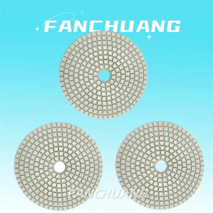 Stone Abrasive Tools Circular Diamond Wet Polishing Granite Pads